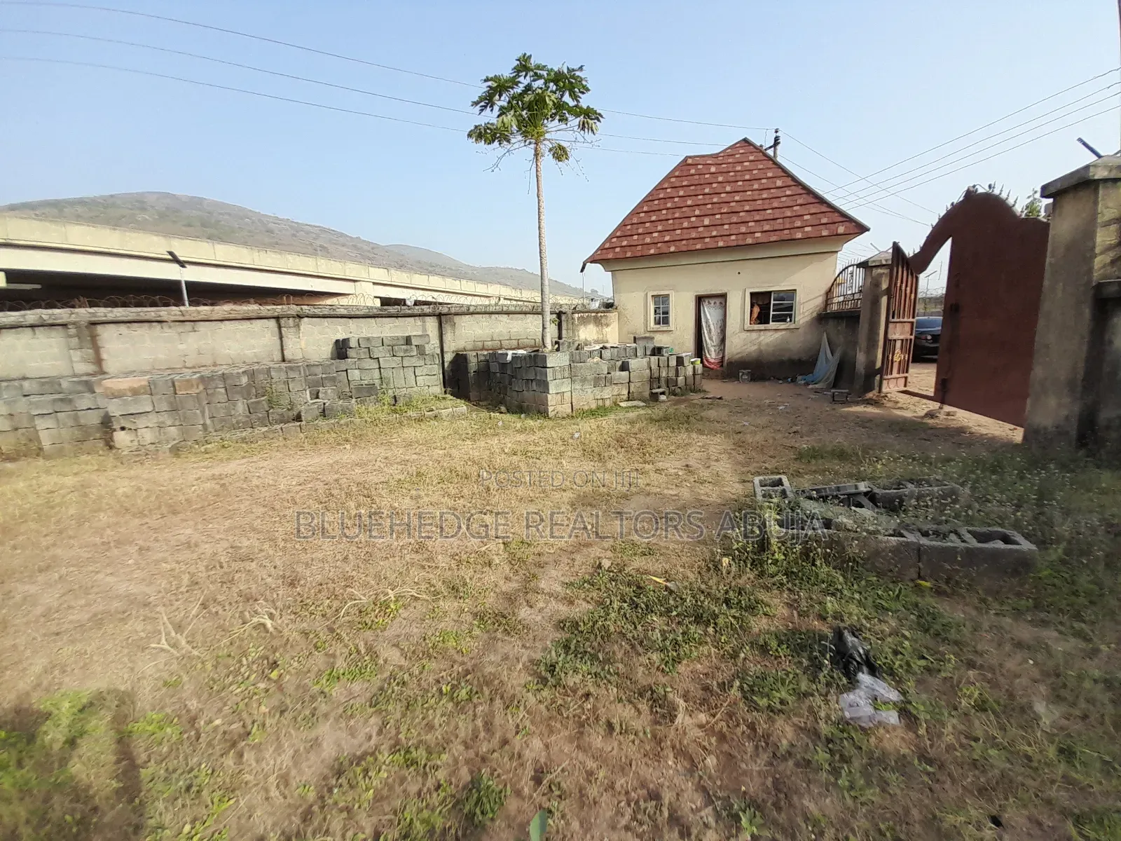 750sqm Fenced and Gated Plot With Solid 6-Bedroom Foundation + Bq