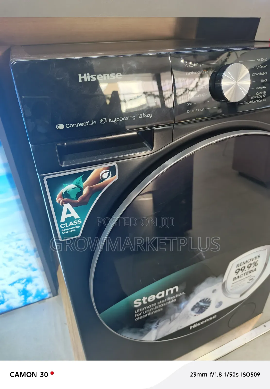 Hisense 12kg Front Load Wash Dry Wm-Hswm551245bb-Wd
