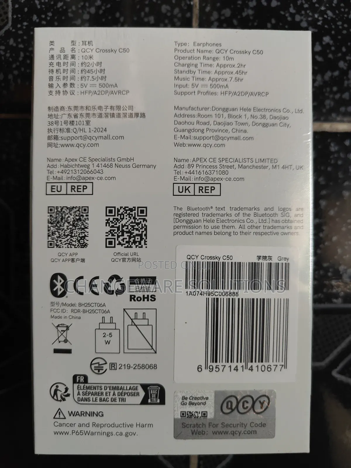 Qcy Crossky C50 Clip Earbuds