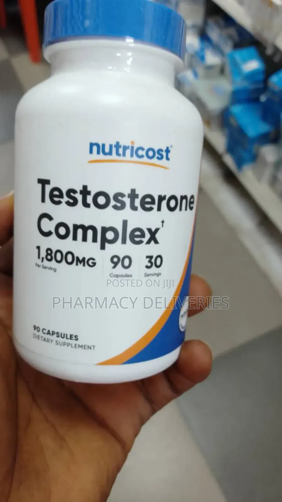 Testosterone Complex 1800mg – Strength, Energy Vitality Support