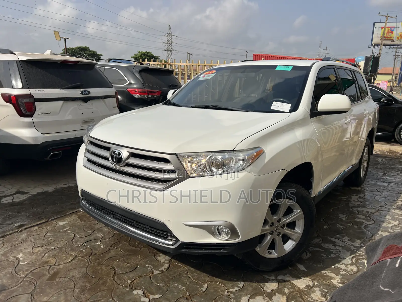 Toyota Highlander 3.5L 4WD 2013 White