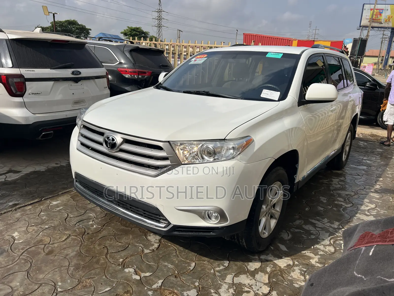 Toyota Highlander 3.5L 4WD 2013 White