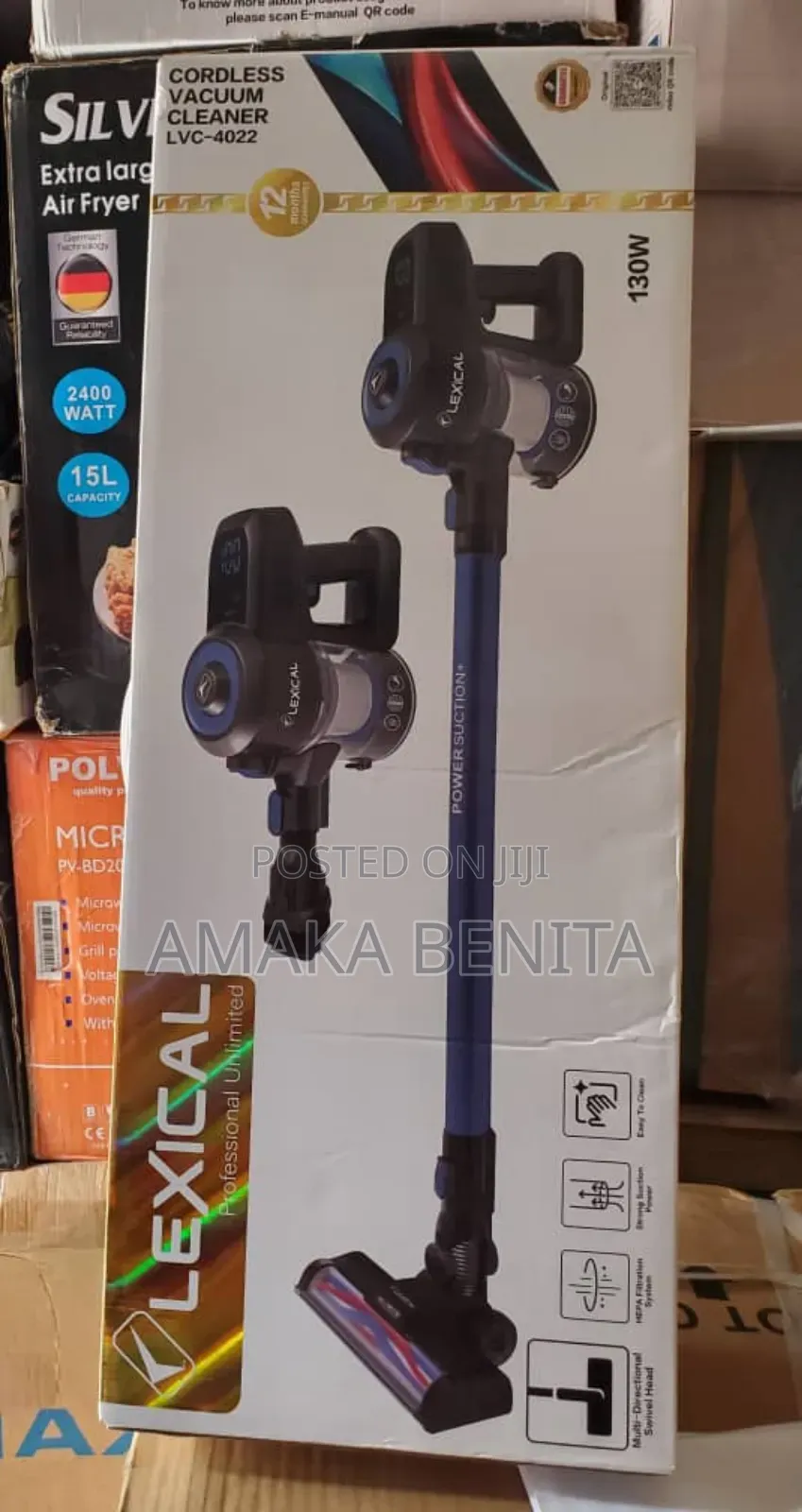Lexical Cordless Vacuum Cleaner 130w