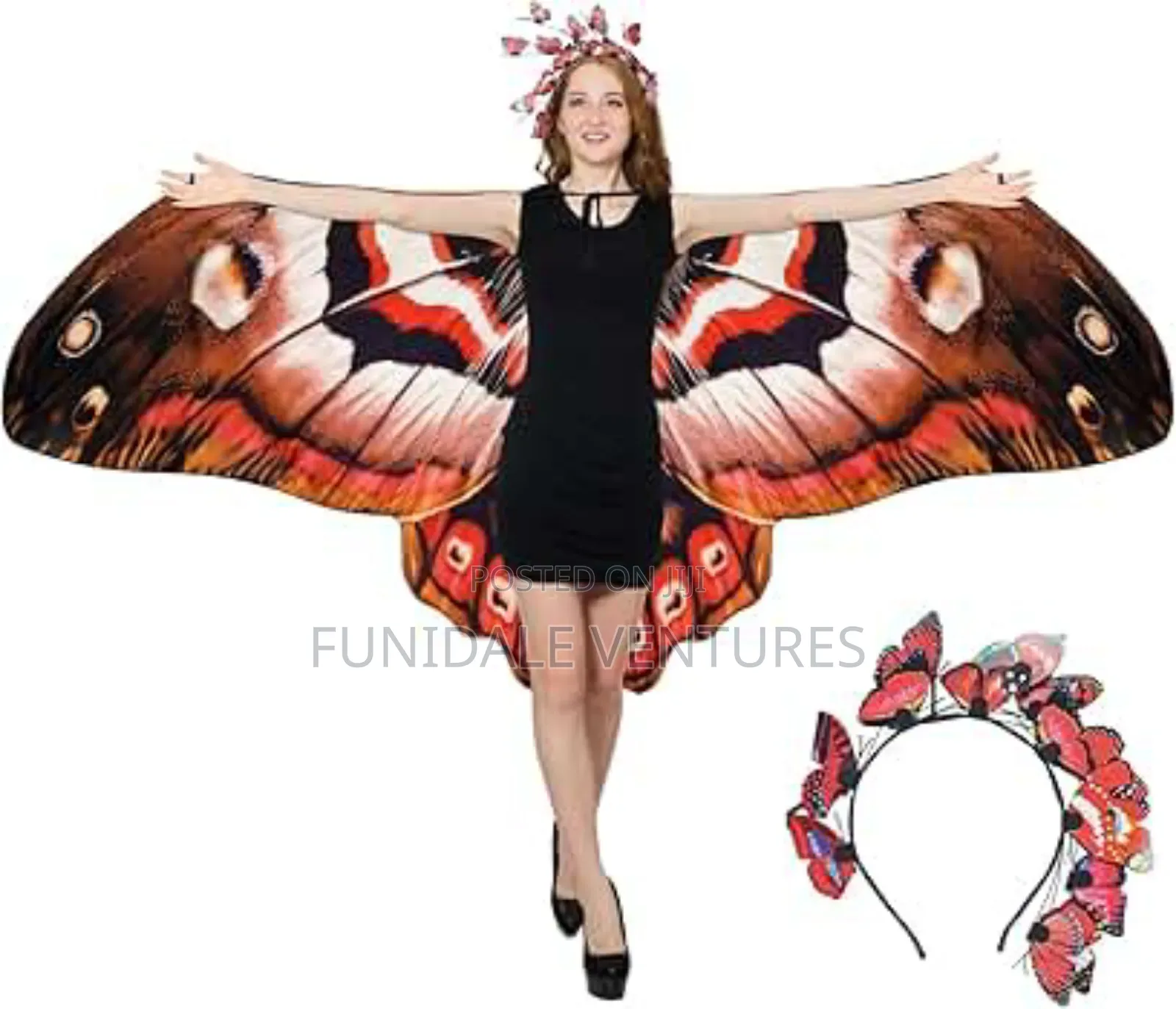 Moth Wings Butterfly Costume Set