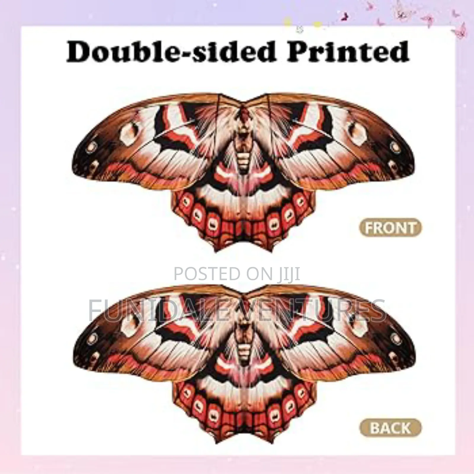 Moth Wings Butterfly Costume Set