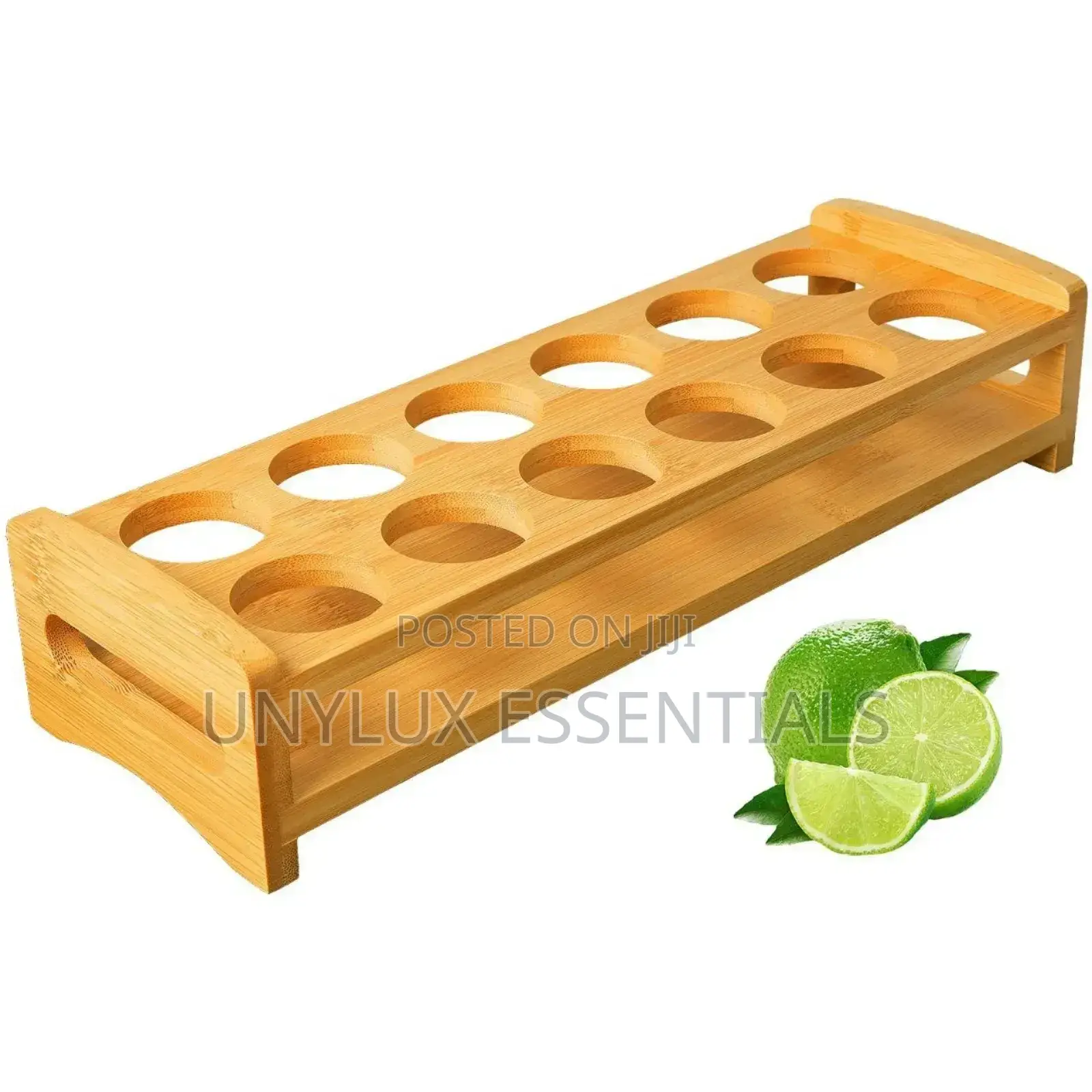 12 Hole Tequila Rack With Glass Cups
