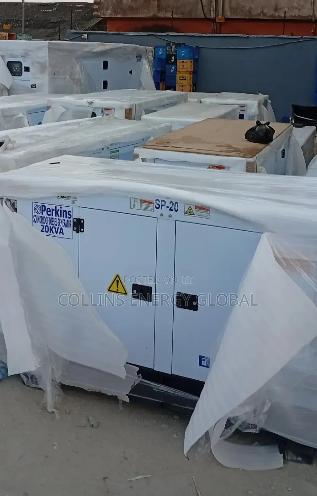 20kva Brand New Uk Perkins Soundproof Copper Coil Generator