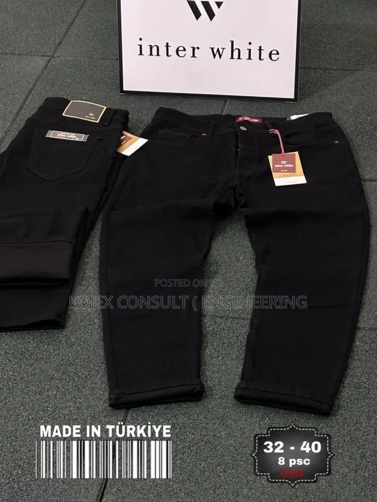 Inter White Original Turkey Jeans