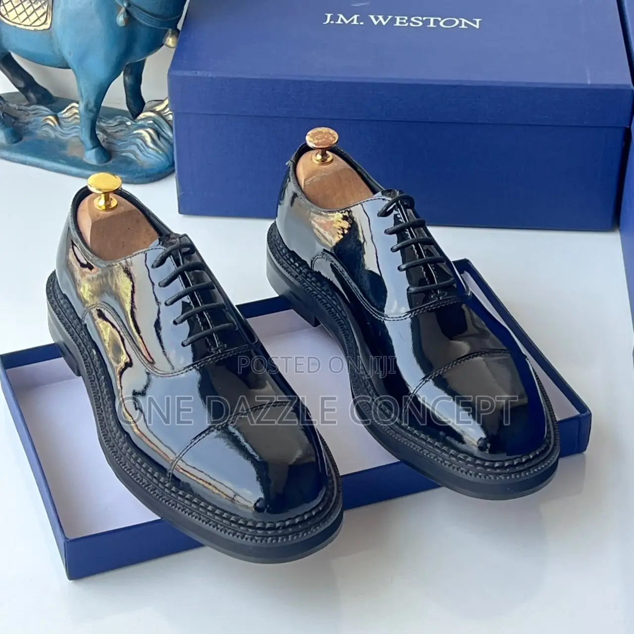 J.M Weston Oxford Learher Men Shoe