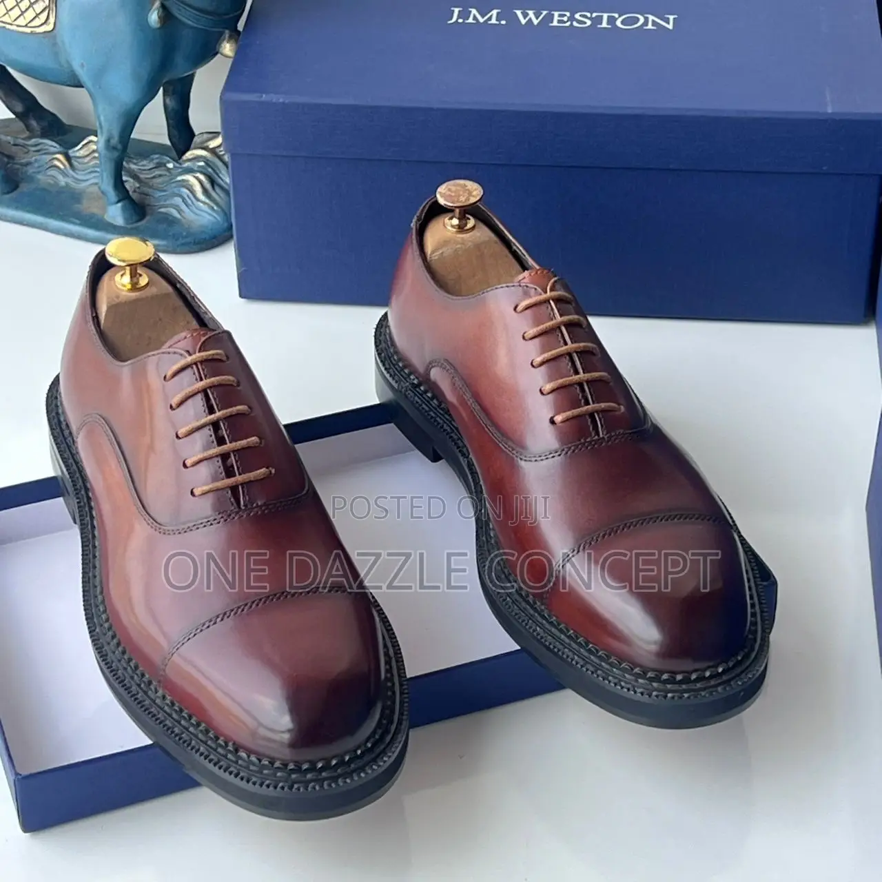 J.M Weston Oxford Learher Men Shoe