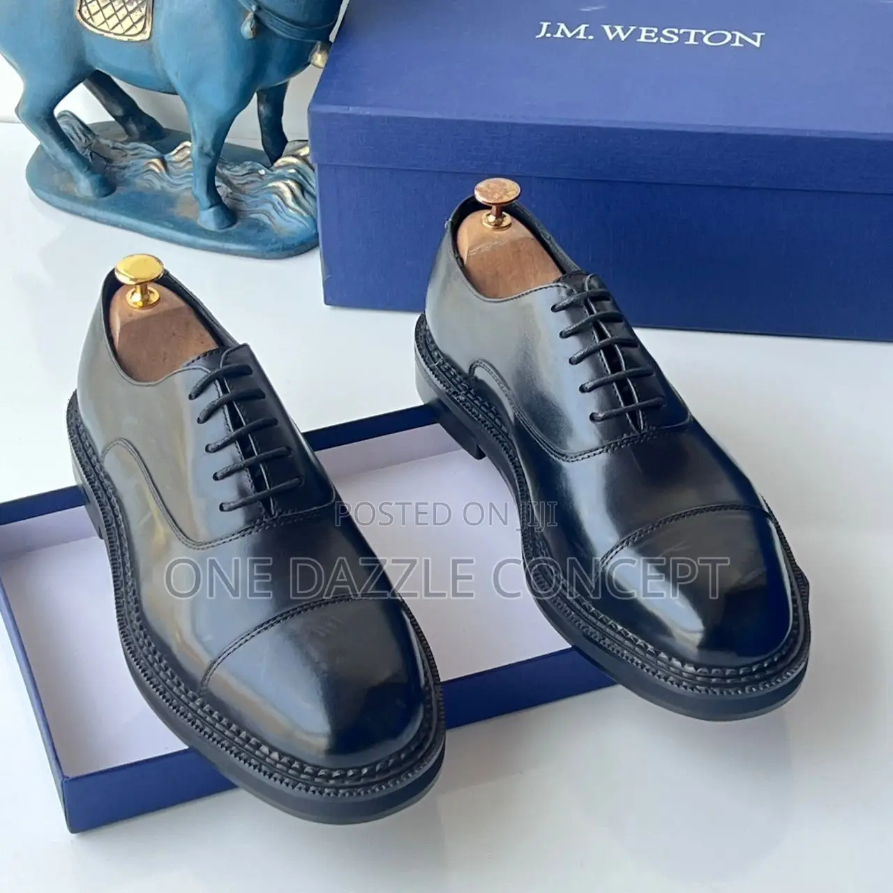 J.M Weston Oxford Learher Men Shoe