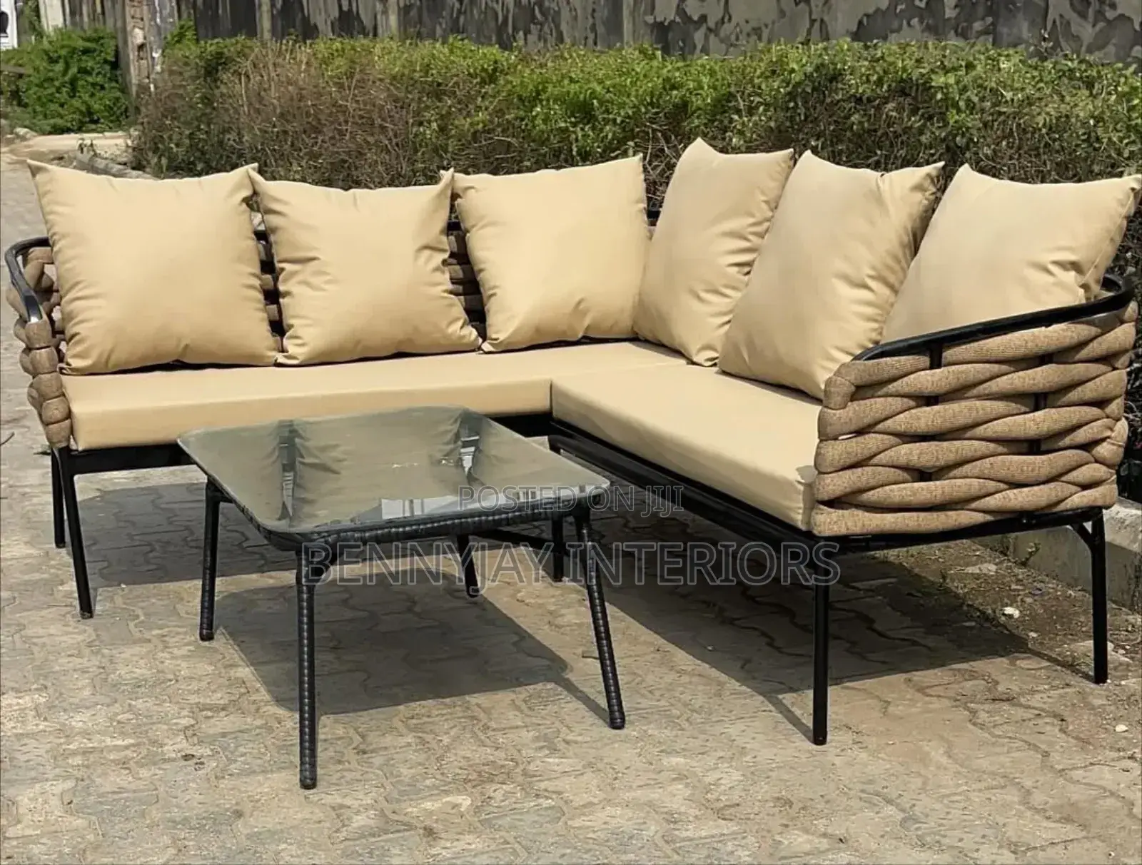 Rattan Table Chairs (Indoor Outdoor)