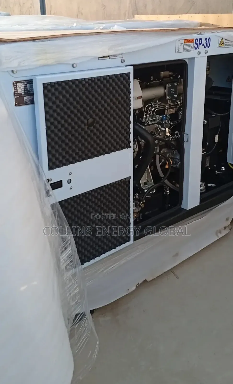 30kva Brand New Uk Perkins Soundproof Copper Coil Generator