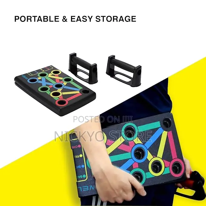 Multi-Function Push-Up Training Board (Color-Coded Muscle Trainer)
