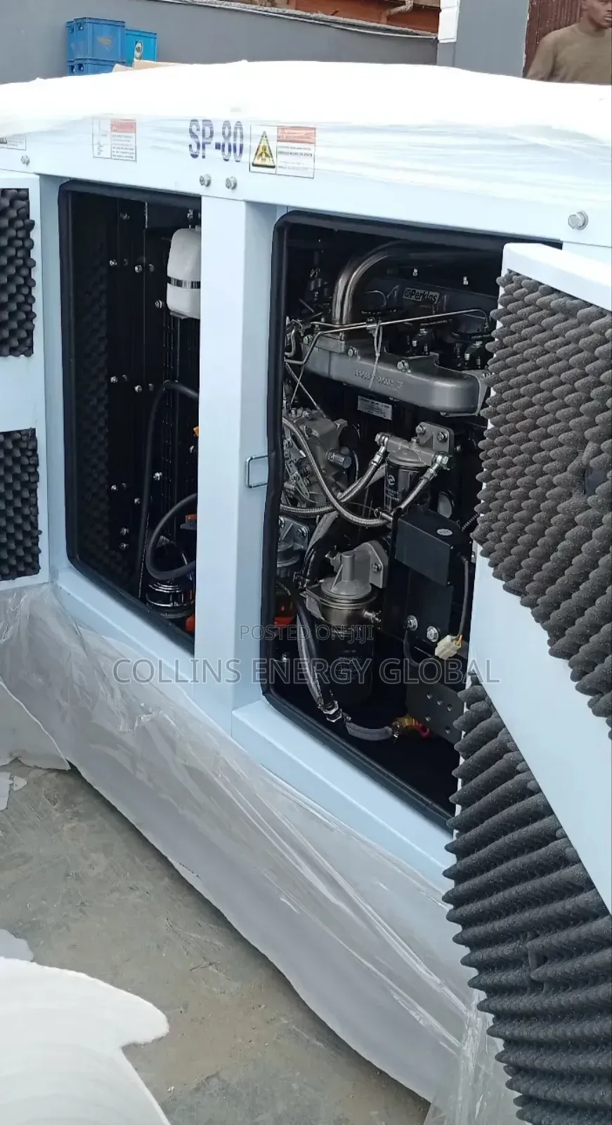 80kva Brand New Uk Perkins Soundproof Copper Coil Generator