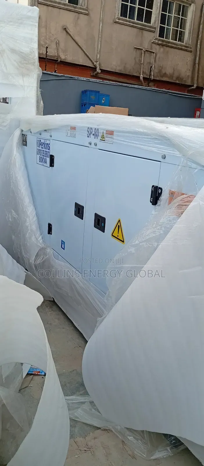 80kva Brand New Uk Perkins Soundproof Copper Coil Generator