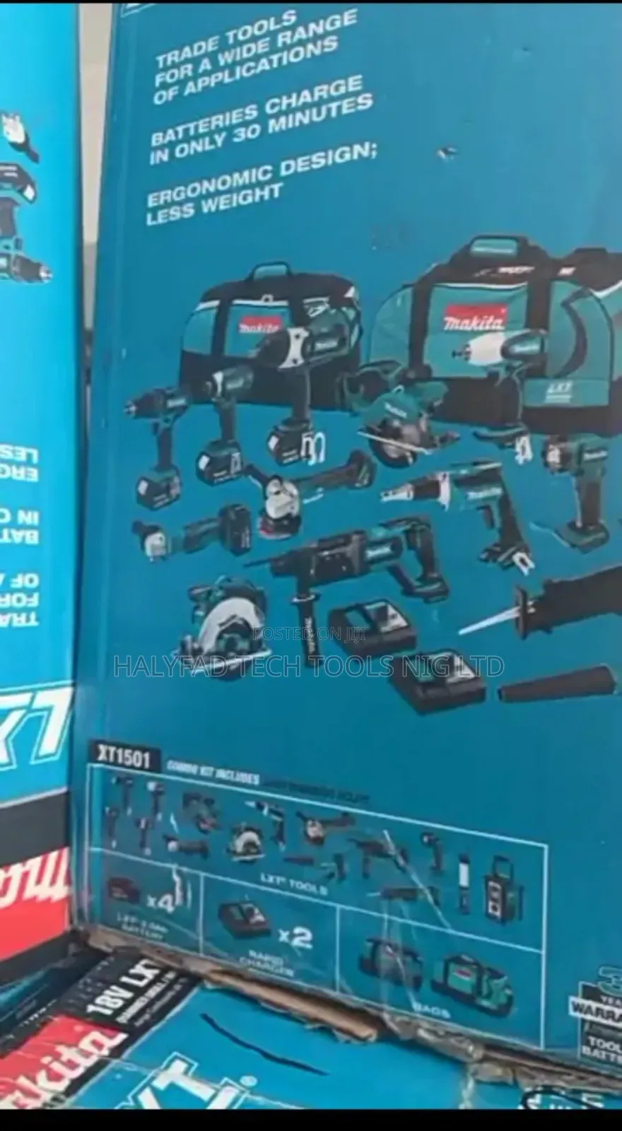 Original Makita Xt1501 15 PCS Combo Kit