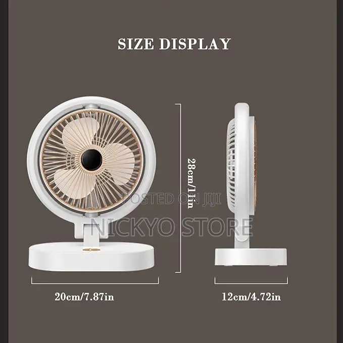 Rechargeable Adjustable Desktop Fan