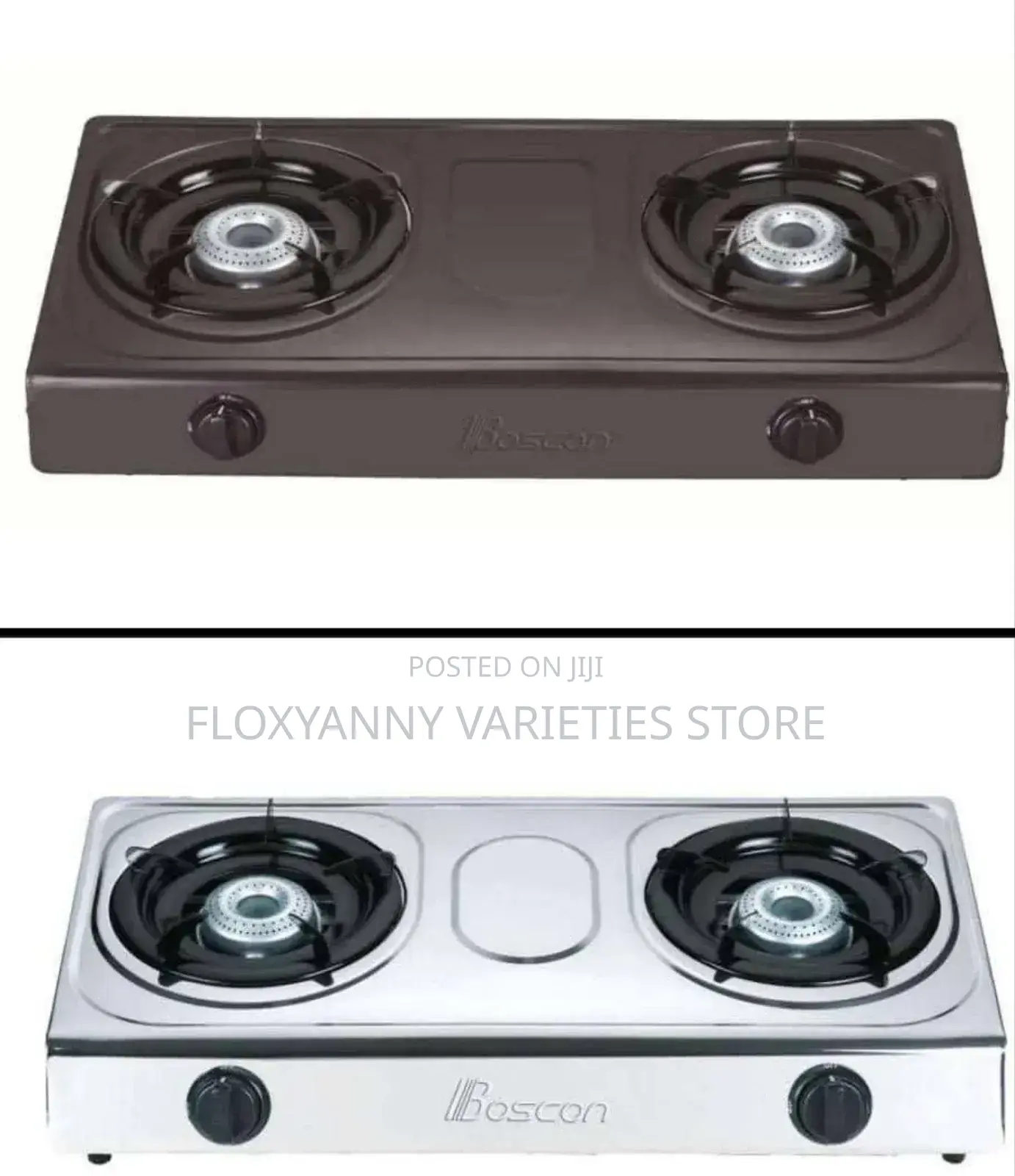 Bosco 2-Faced High Power Tabletop Self Ignition Glass Gas Cooker