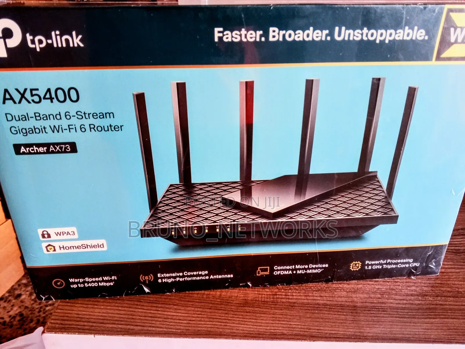 Tp-Link Ax5400 | Dual Band 6 Stream Gigabit Wifi 6 Router |Archer Ax73
