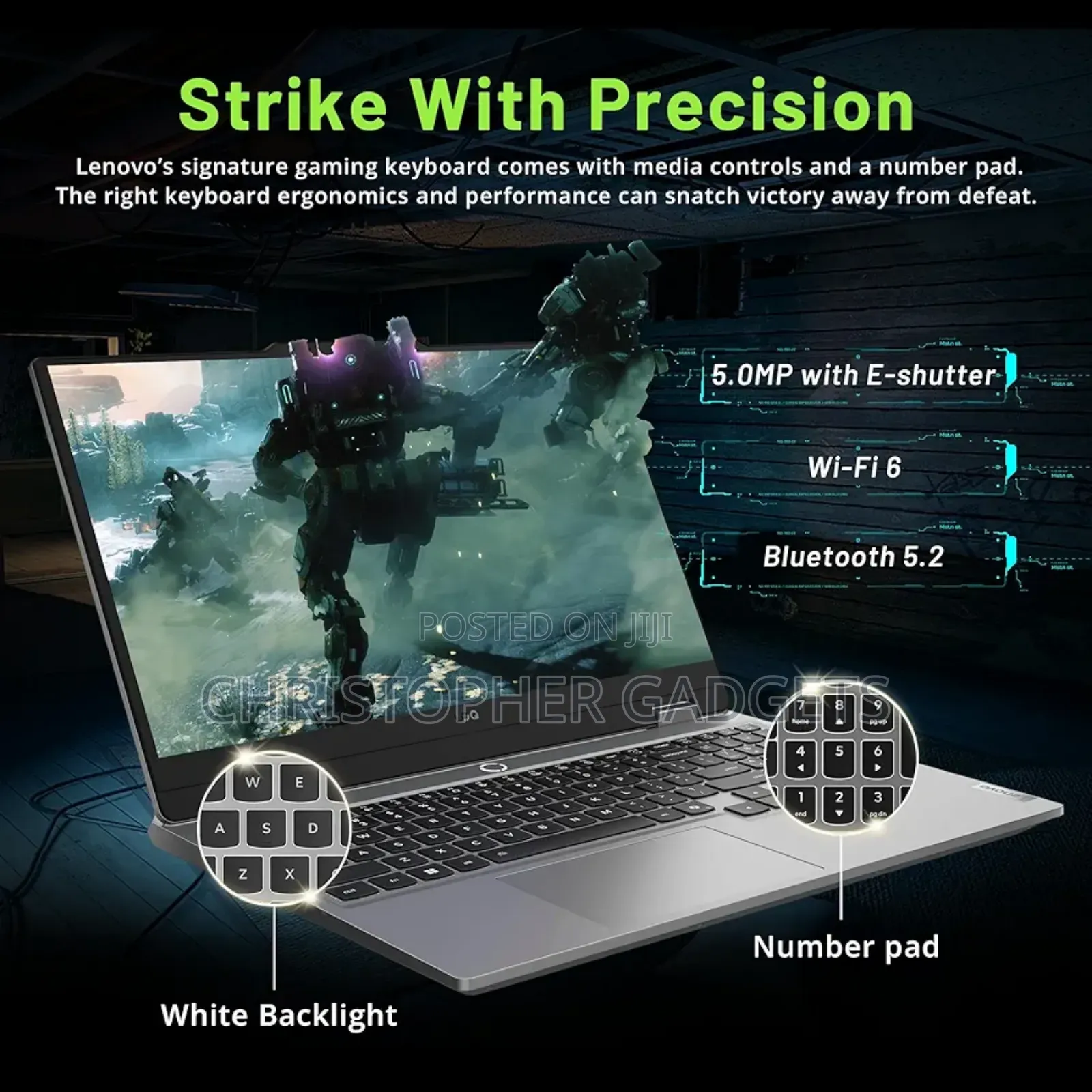 New Laptop Lenovo LOQ 15ARP9 16GB Intel Core I7 SSD 512GB