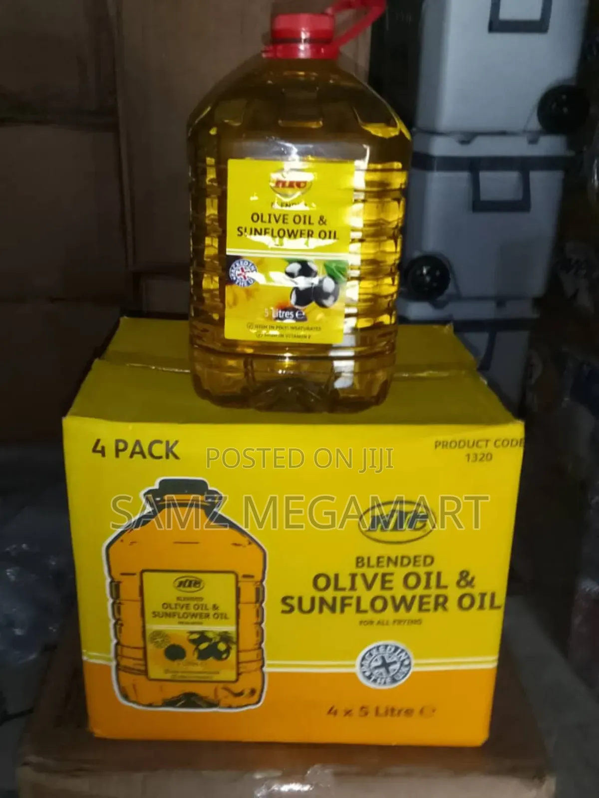 Ktc Blended Olive Oil & Sunflower Oil 5 Litres – Heart-friendly Oil