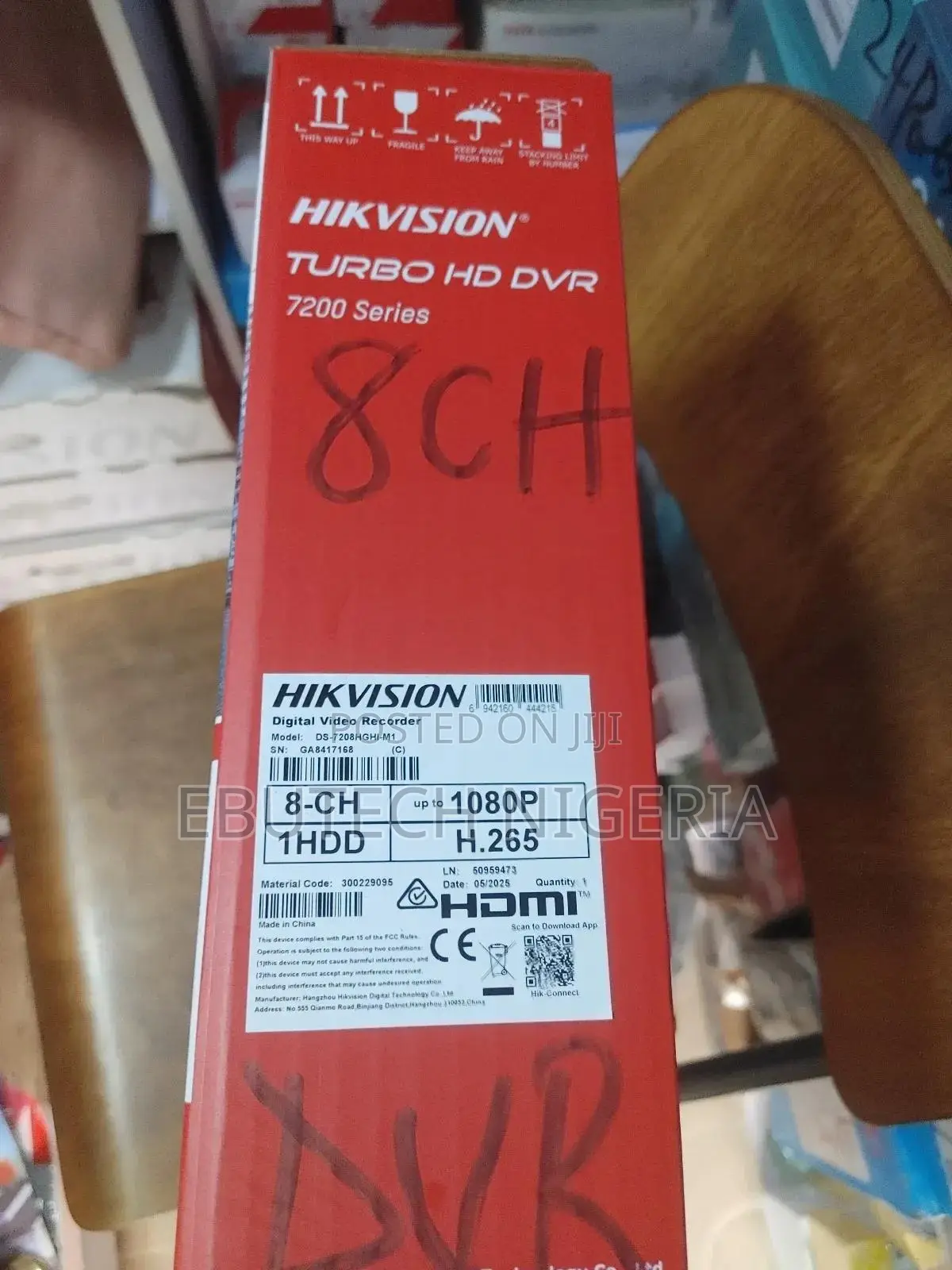 Hikvision Ds-7208hghi-M1 Hikvision 8ch Turbo Hd DVR