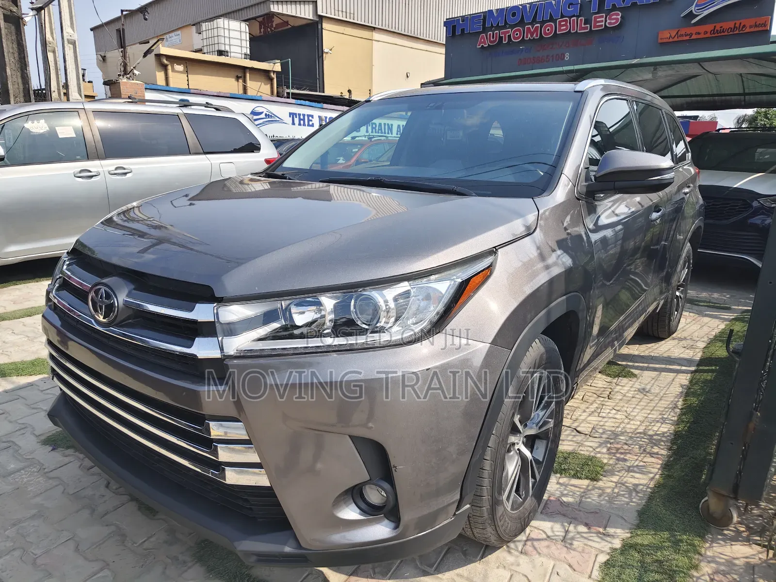 Toyota Highlander XLE V6 4x4 (3.5L 6cyl 6A) 2016 Gray