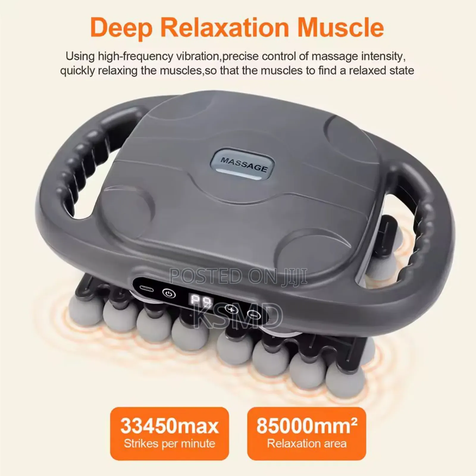 Rechargeable 42-heads Fascia Gun Vibration Body Massager