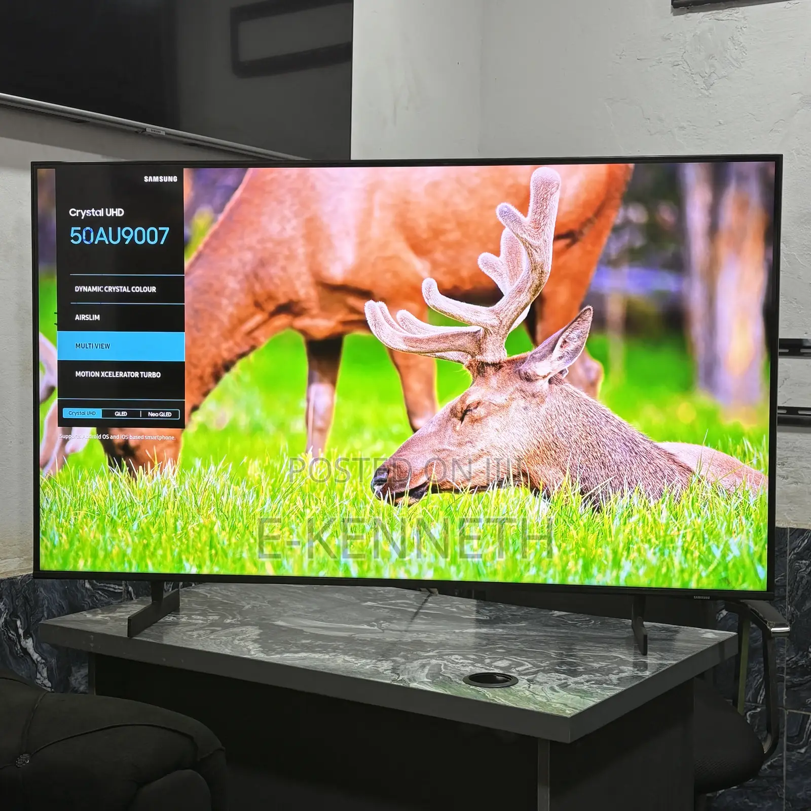 Samsung 50” Inches Au Crystal Clear UHD 4k Airslim Smart TV 2021/2022