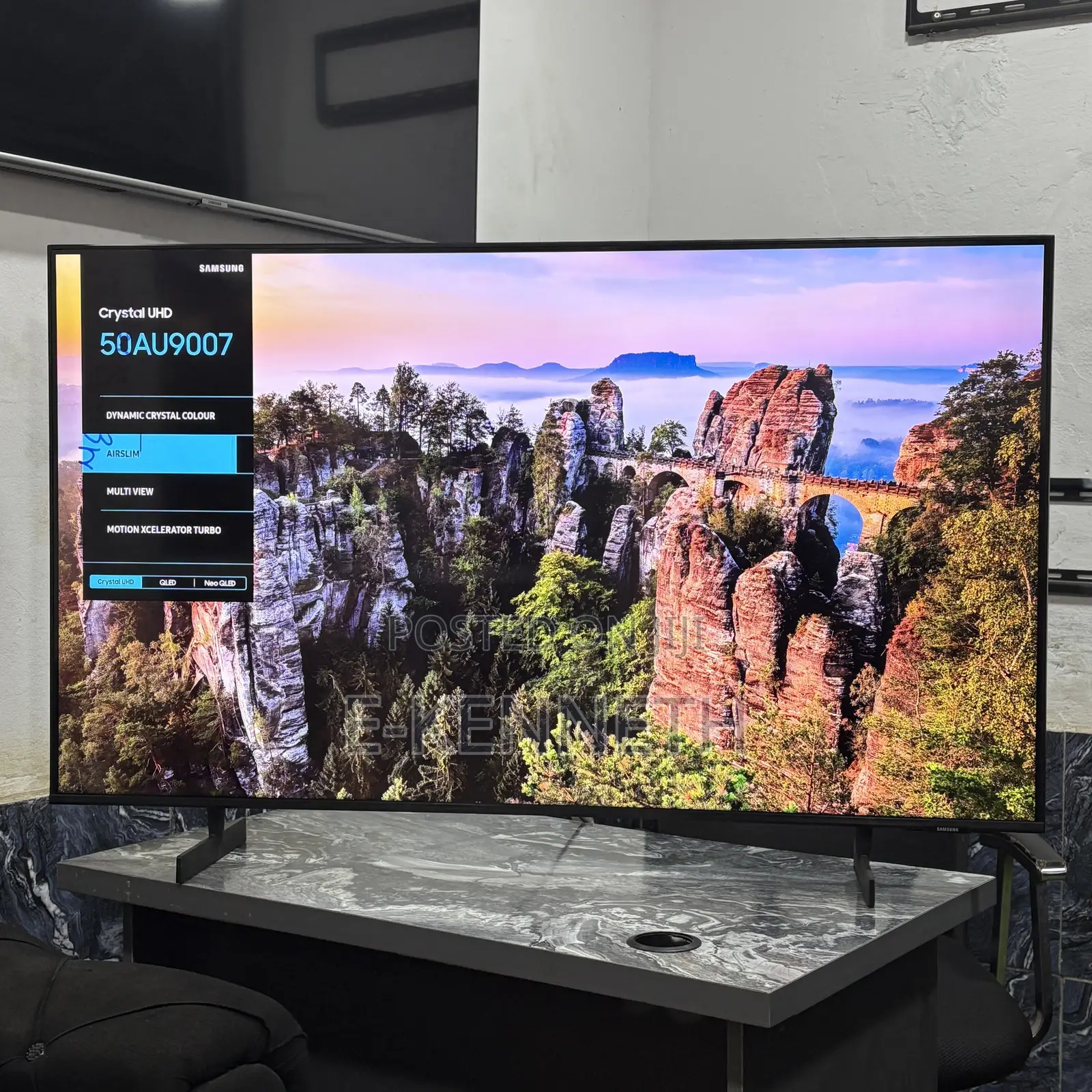 Samsung 50” Inches Au Crystal Clear UHD 4k Airslim Smart TV 2021/2022