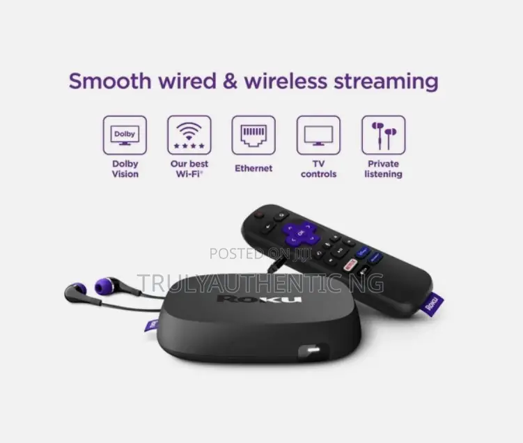 Roku Ultra Lt Streaming Box /HDR/Dolby Vision - Black