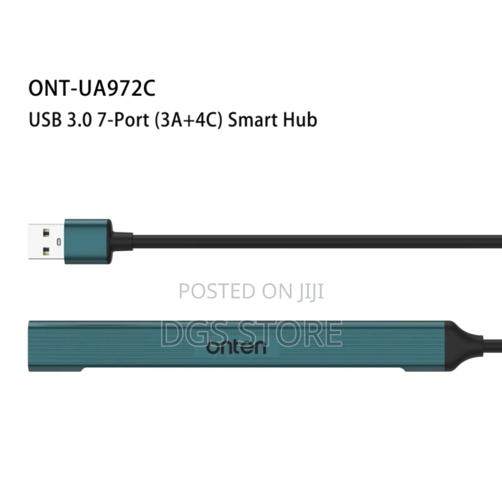 Onten Otn Ua972c Usb a 7 Port (3a+4c) Smart Hub 5gbps