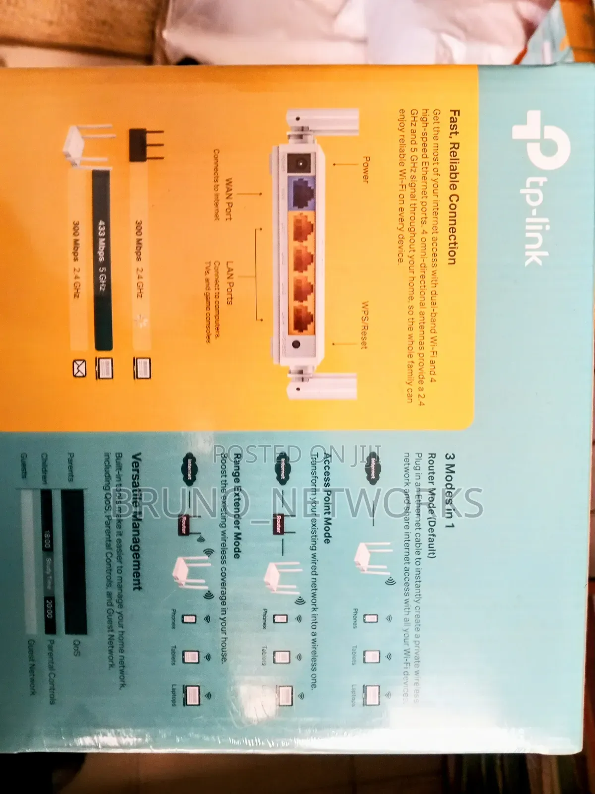 Tp-Link/ Ac750/ Dual Band Wi-Fi Router