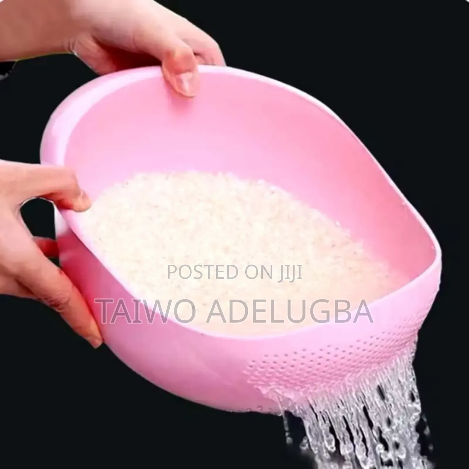 Rice Bowl With Sieve