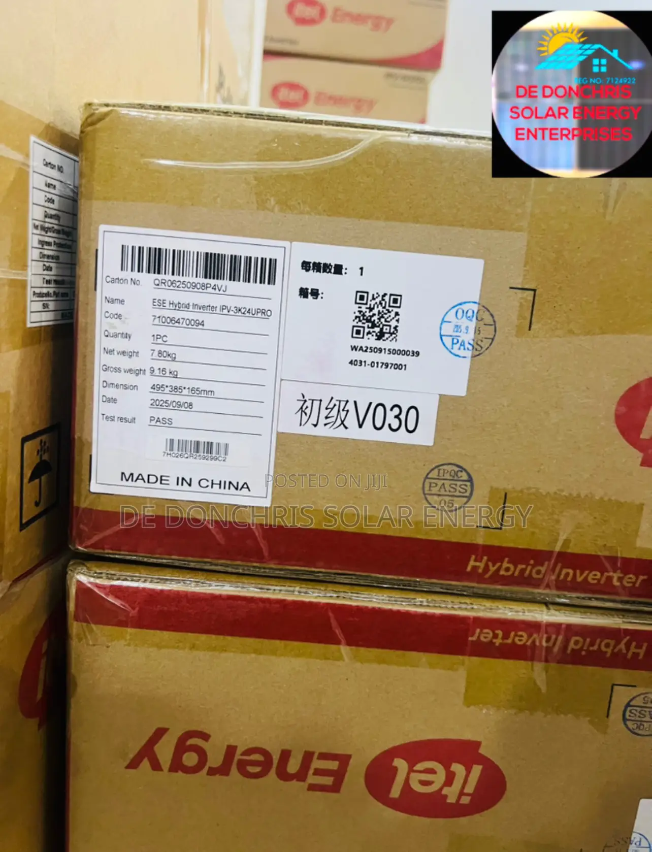 Itel Energy 3kva 24v Hybrid Inverter