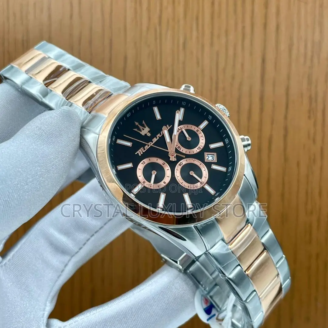 Masarati Quality Luxury Men Automatic Engine Wristwatch