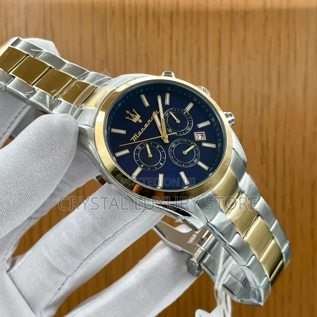 Masarati Quality Luxury Men Automatic Engine Wristwatch