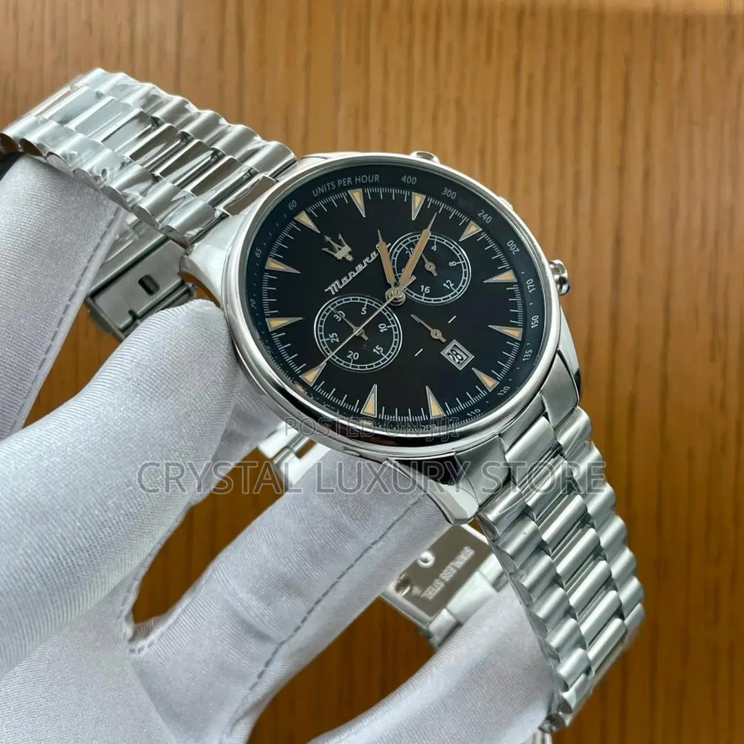 Masarati Quality Luxury Men Automatic Engine Wristwatch