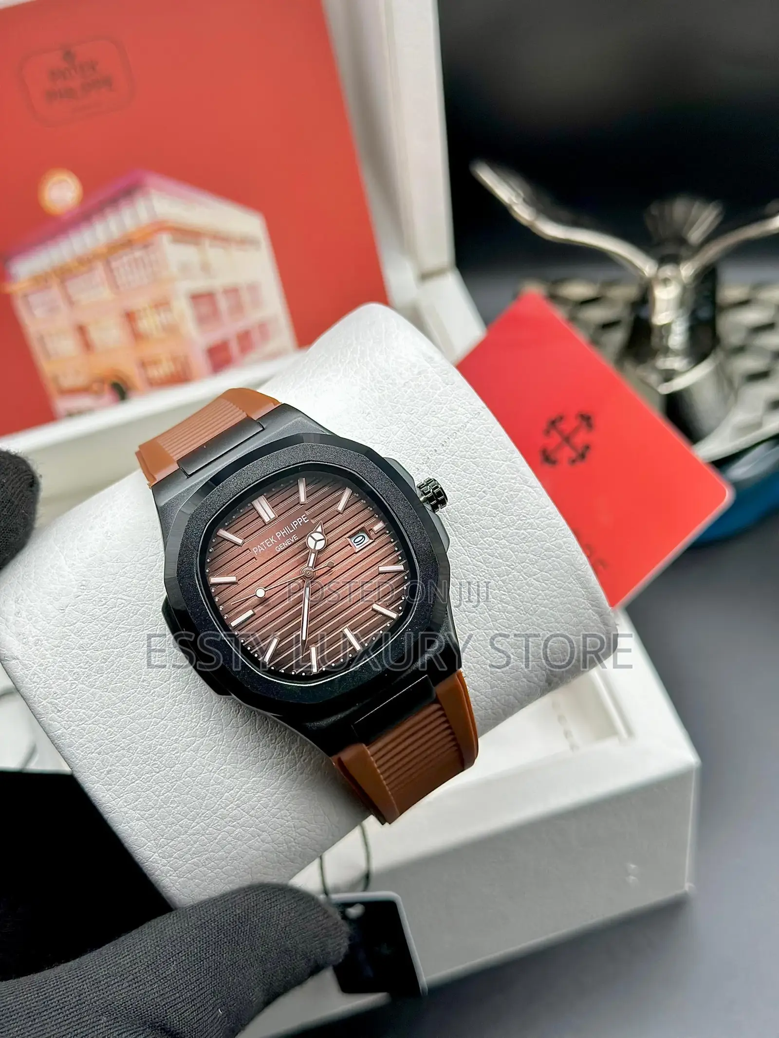 High Quality Patek Phillipe Rubber Strap Wrist-Watch