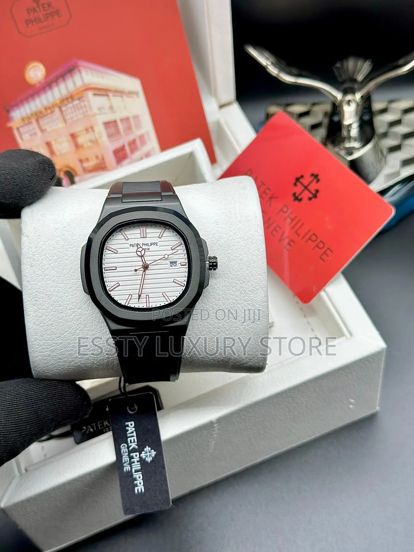 High Quality Patek Phillipe Rubber Strap Wrist-Watch