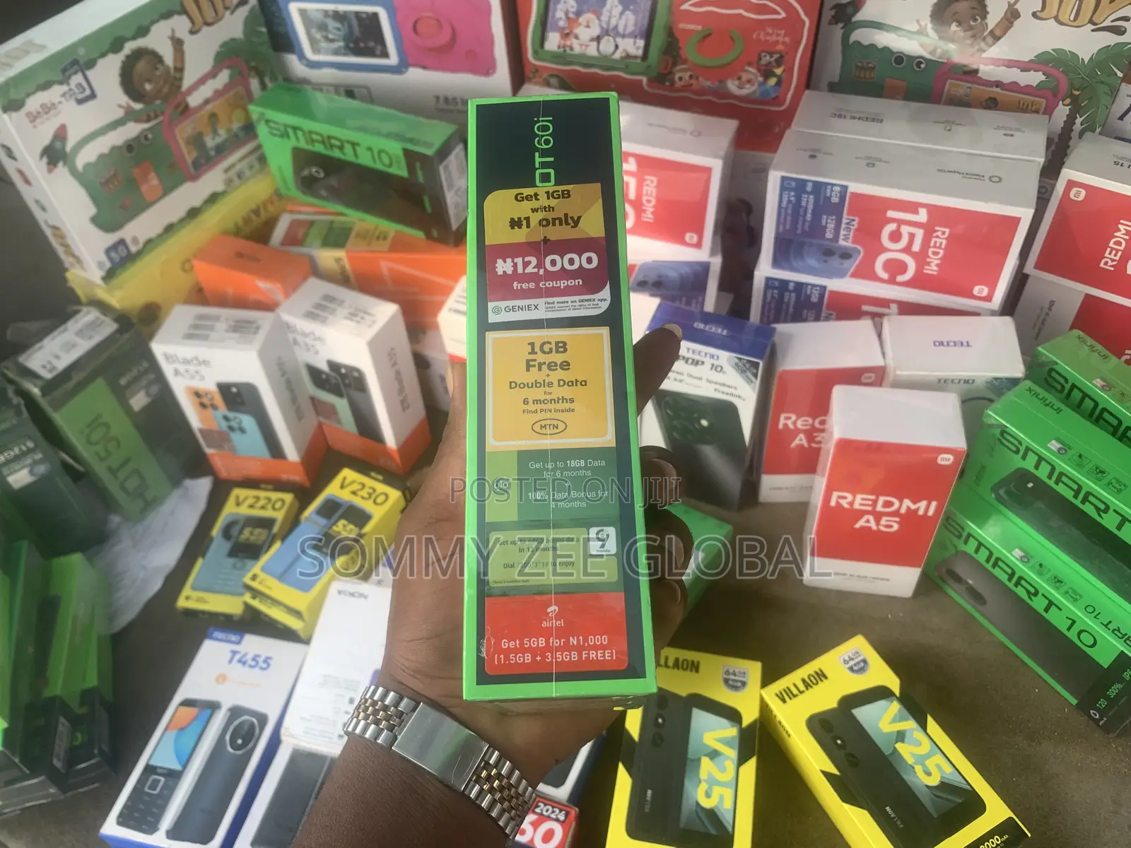 New Infinix Hot 60i 128 GB Black