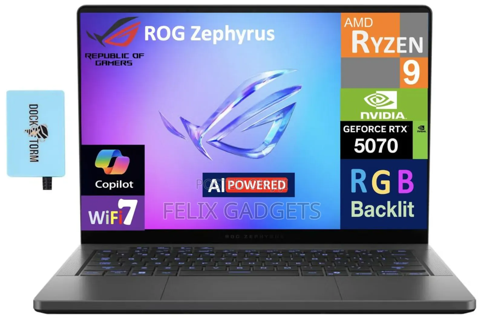 New Laptop Asus ROG Zephyrus G16 32GB Intel Core Ultra 9 SSD 1T