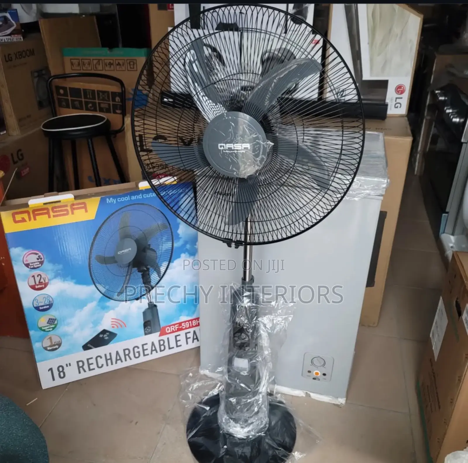 Qasa 16in Fan Rechargeable