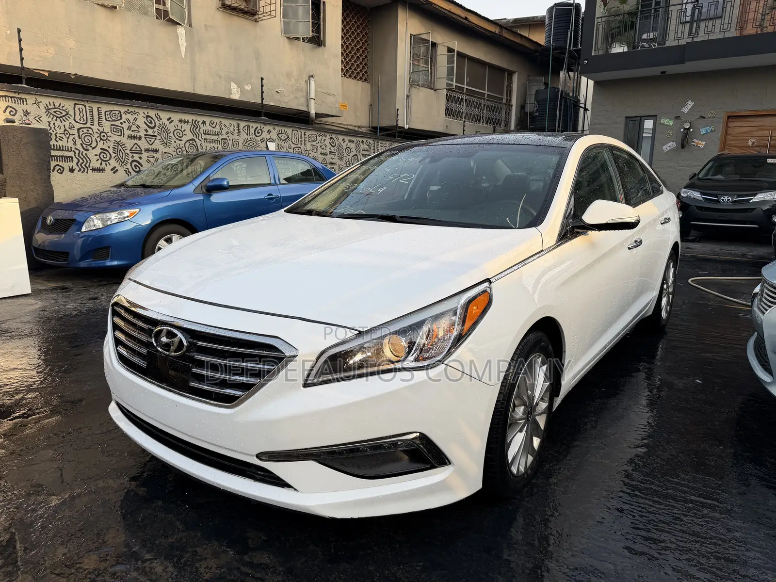 Hyundai Sonata Limited 4dr Sedan (2.4L 4cyl 6A) 2015 White