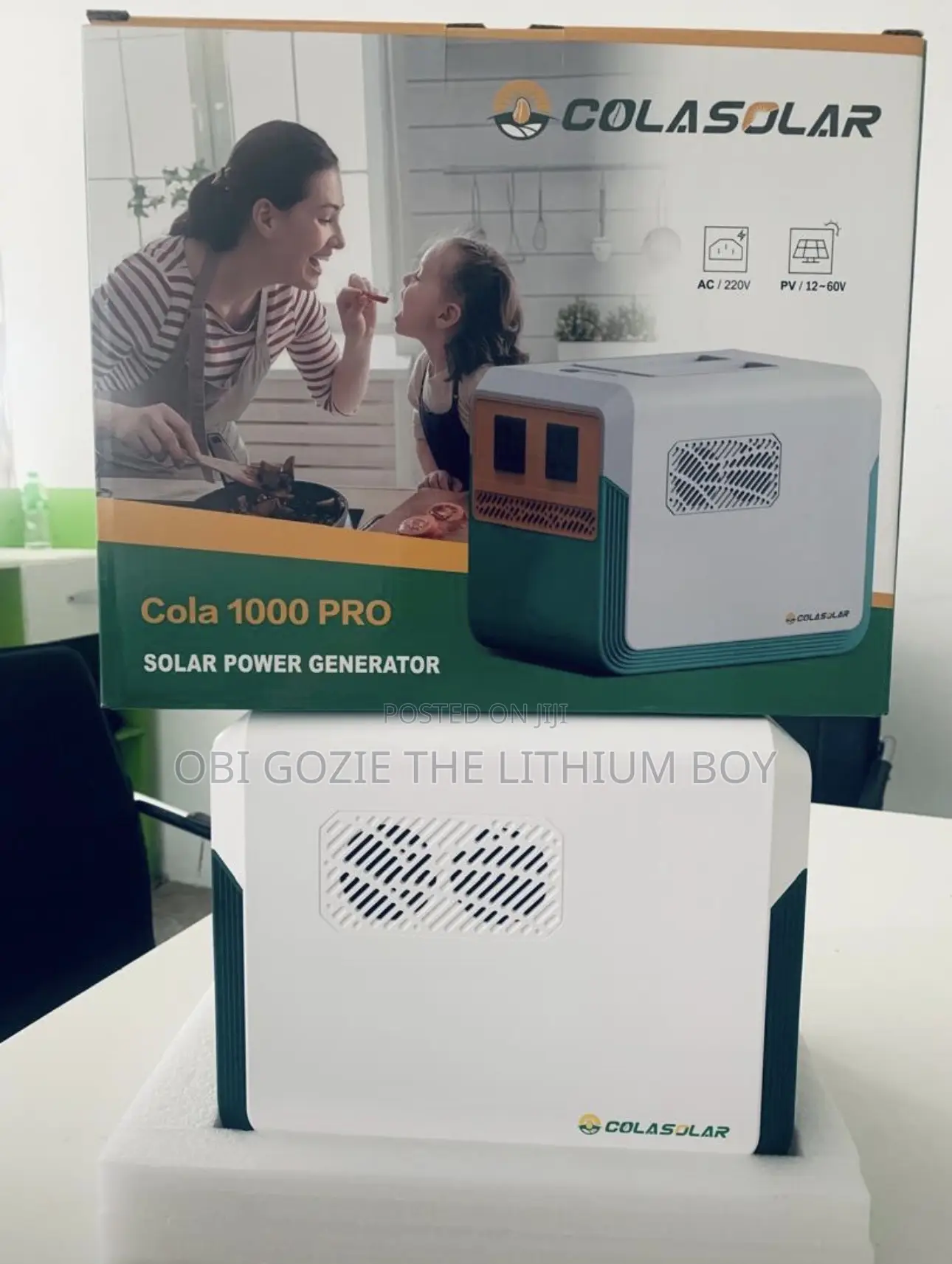 1kwh Cola Solar Pro+ Lithium Battery. Best Cola Solar Importer