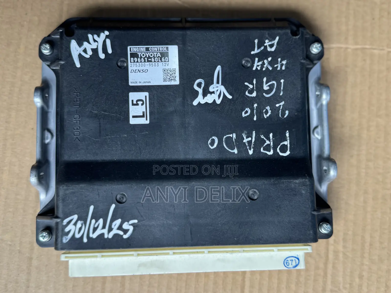 Ecu Brain Box Land Cruiser Prado 2013-2015 1grfe V6 at 89661-60l60