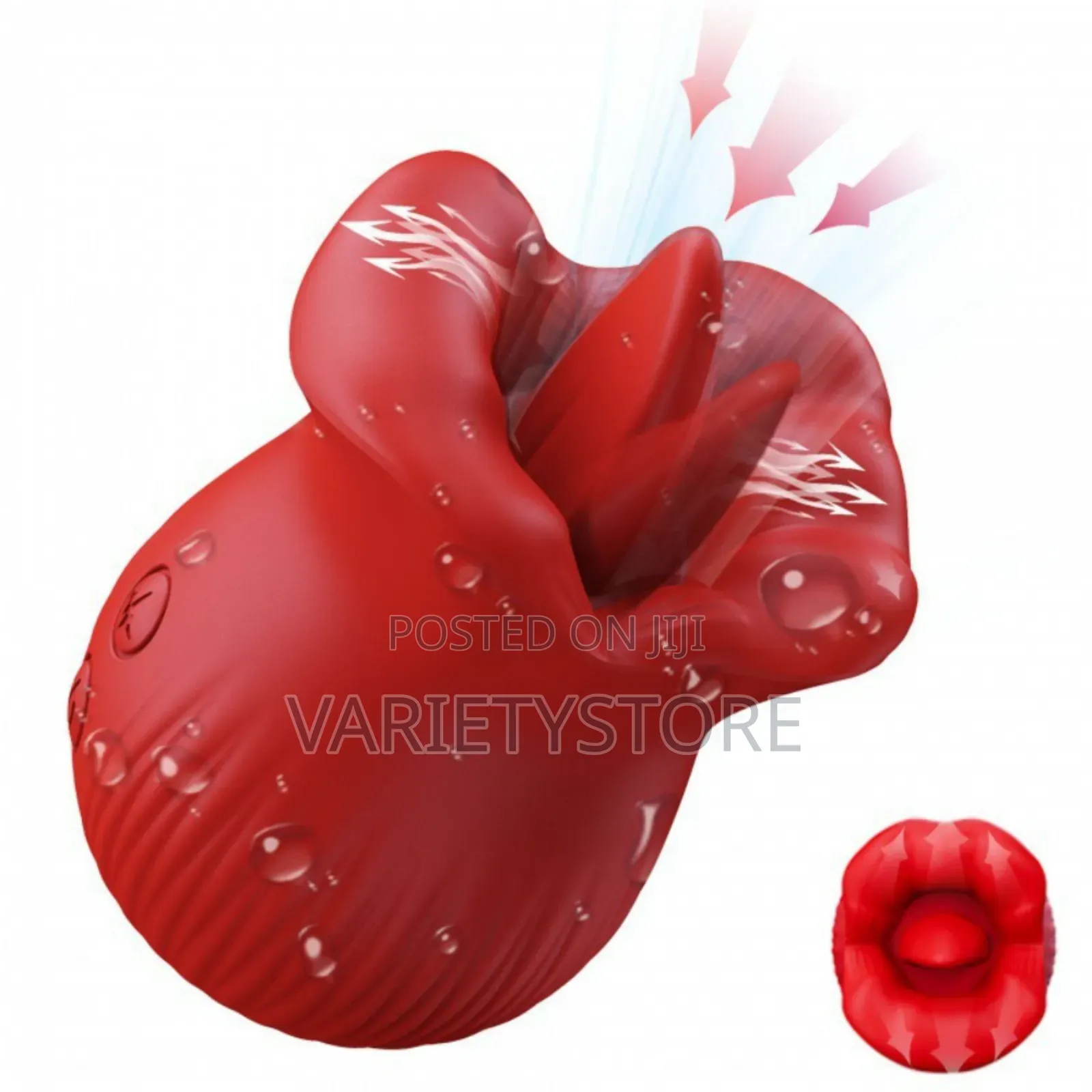 Powerful Rose Tongue Licking Clitoral and Nipples Stimulator