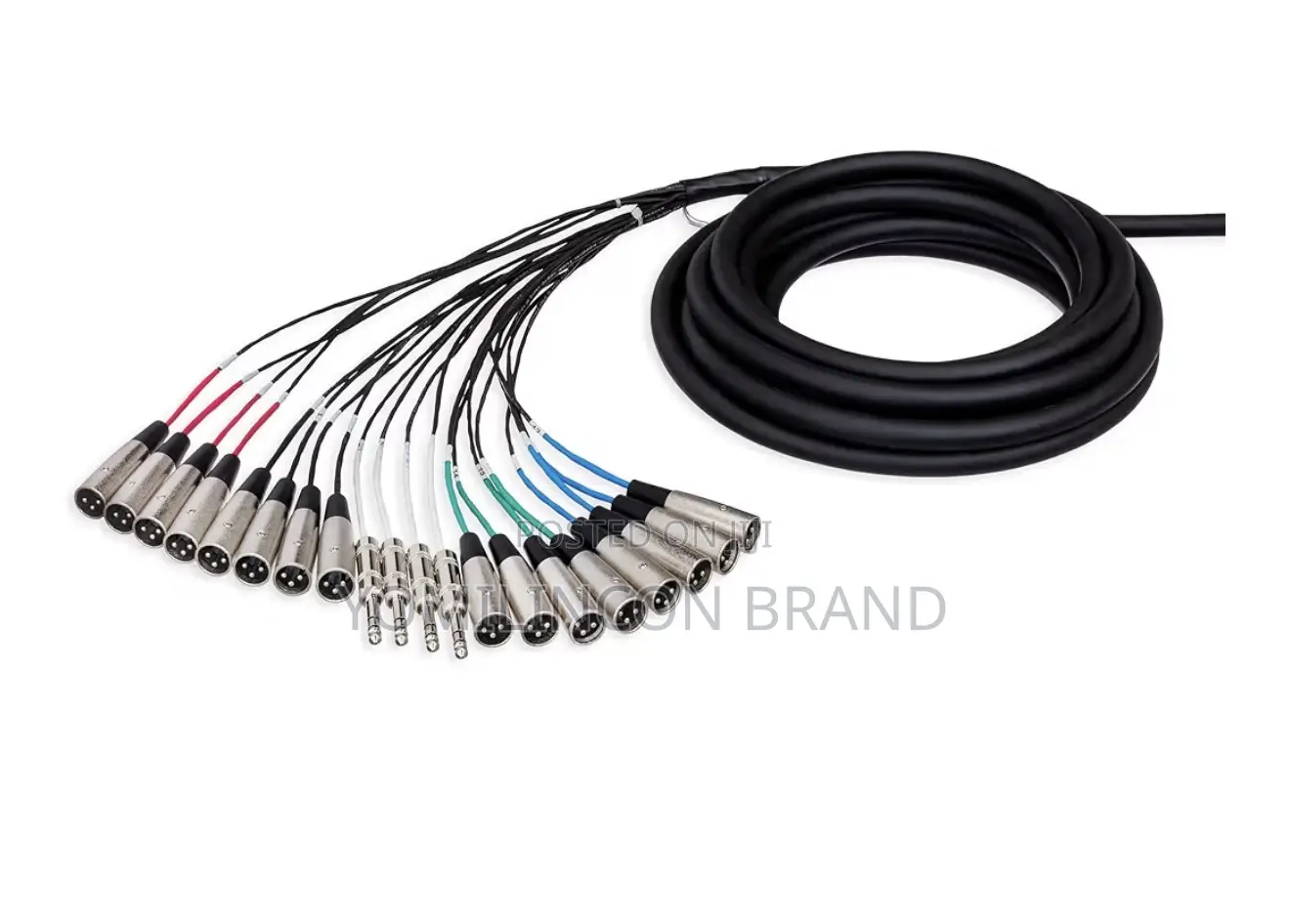Hosa Sh-16x4-100 Pro-Conex Stage Box Snake, Hosa 16 X XLR Sends and 4