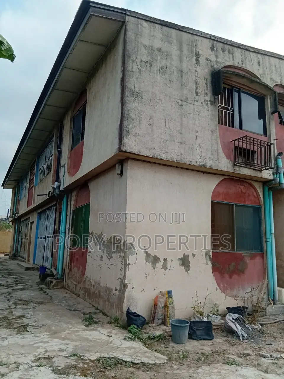 An Acre of Land With a 4 Flat Building With a Bq for Sale